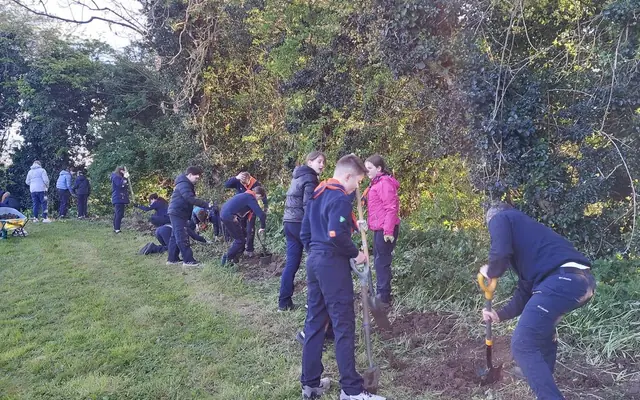 Planting a native hedgerow