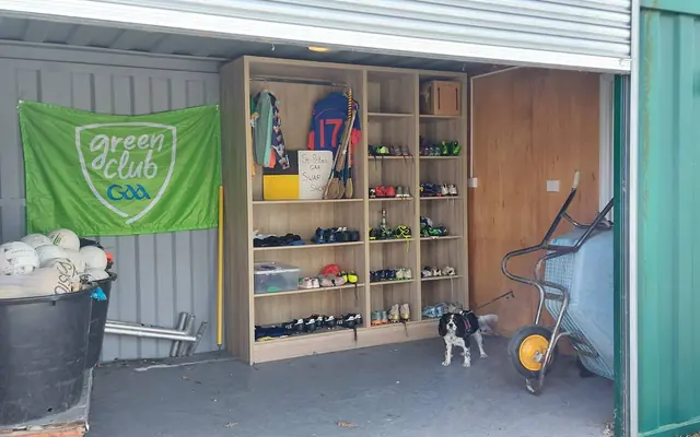 The permanent Swap Shop unit in the Academy shed